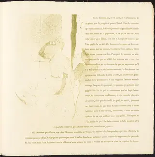 Yvette Guilbert, by Henri de Toulouse-Lautrec, ink, 1894