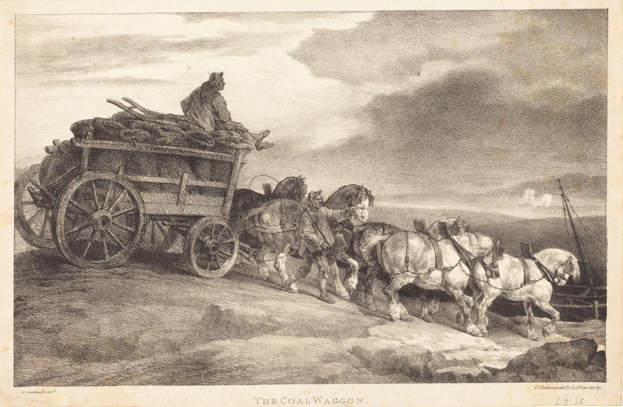 The Coal Waggon, detail