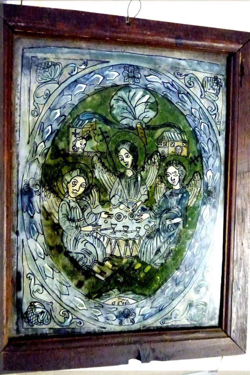 Sfânta Troiță vechi testamentară, detail