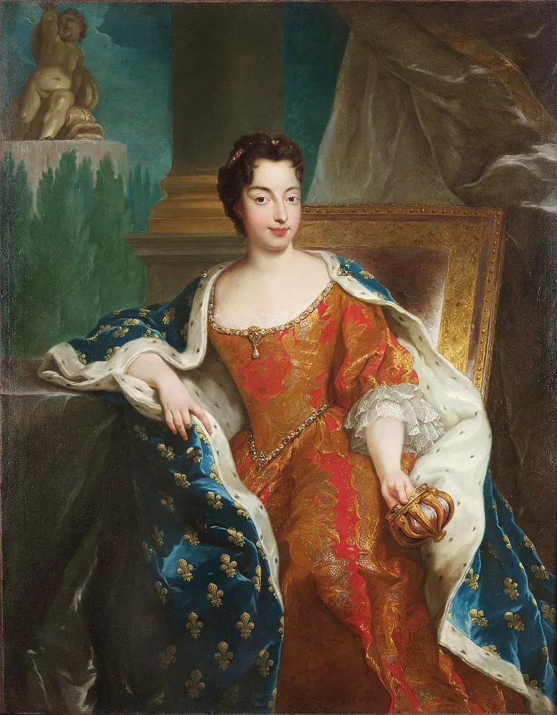 Portrait of Duchess Maria Anna Christina Victoria of Bavaria, 'la Grande Dauphine', by Jean-François de Troy, oil, 1696
