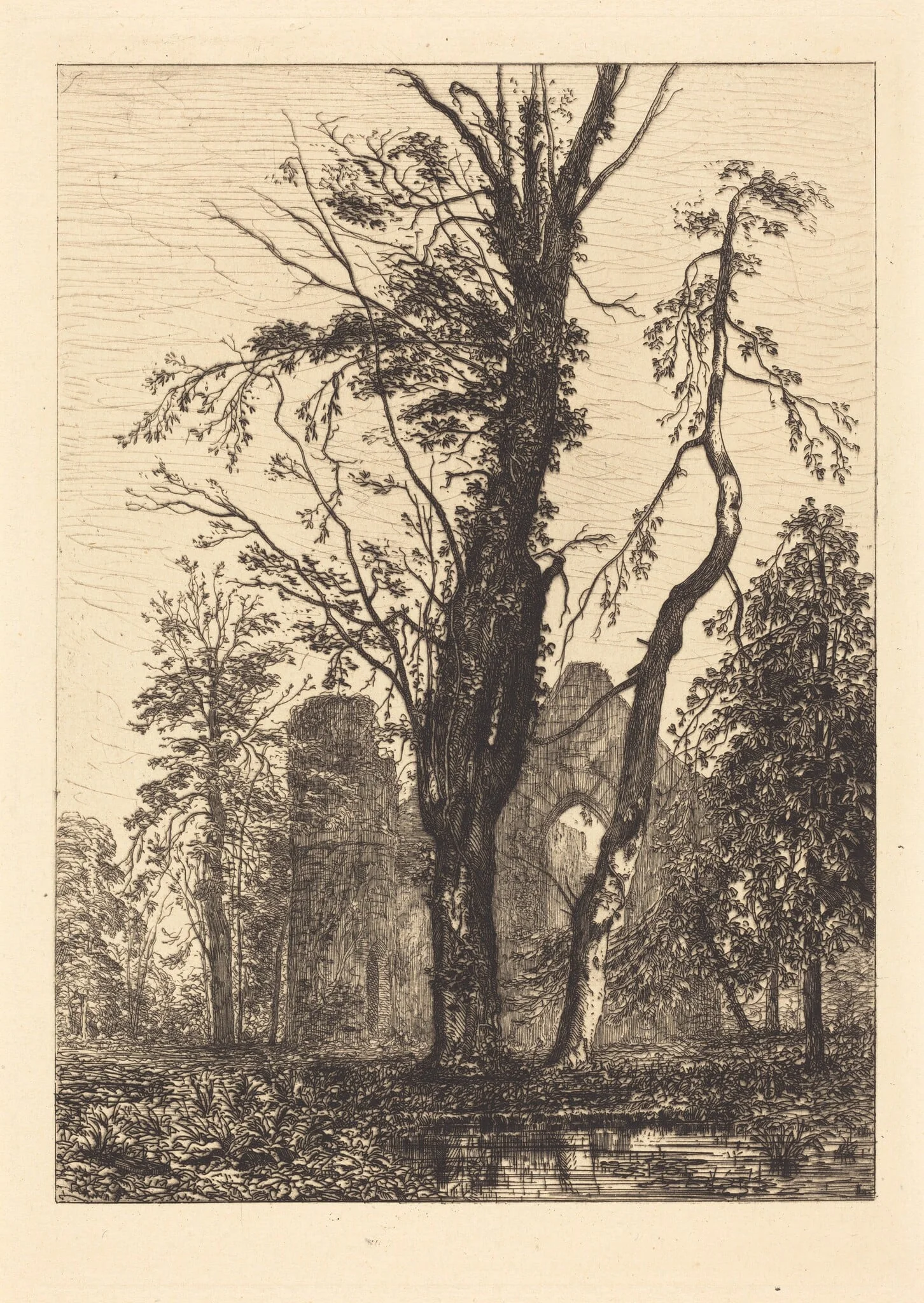 Dans un Parc, detail