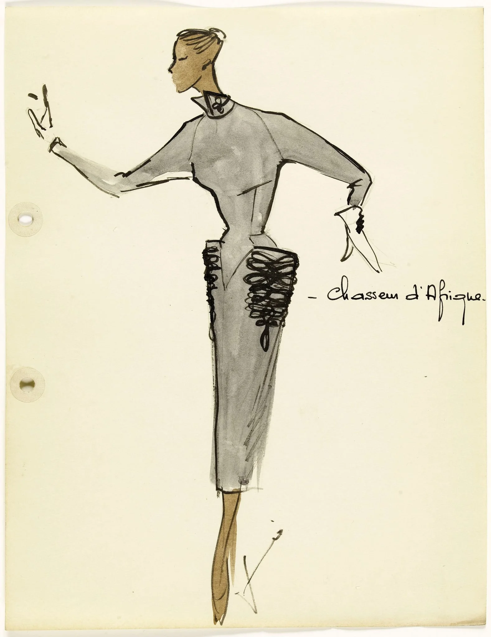 'Chasseur d'Afrique', detail