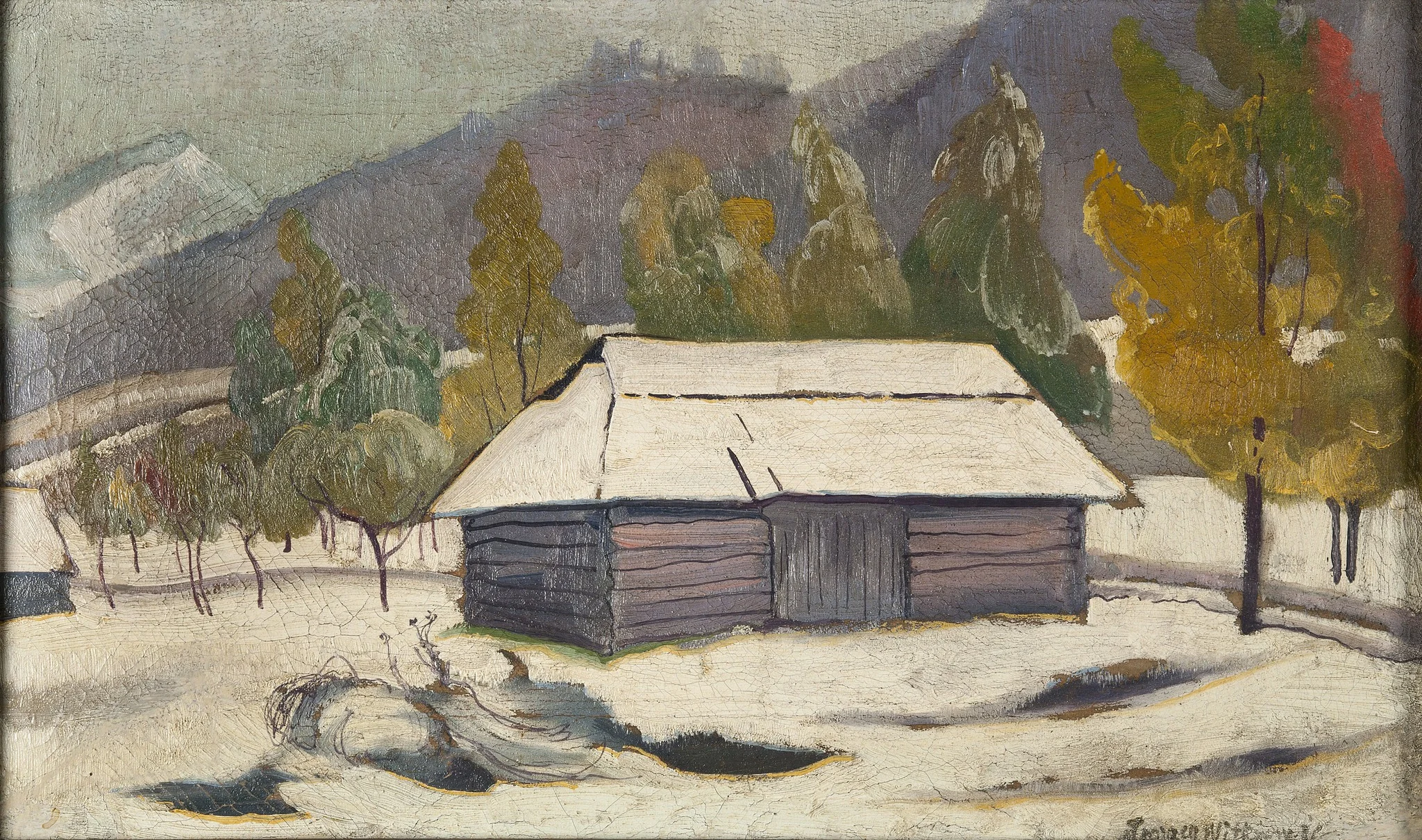 View on Kopieniec from Antałówka, detail