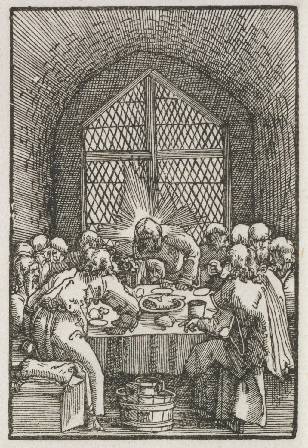 The Fall and Redemption of Man:  The Last Supper, by Albrecht Altdorfer, 1515