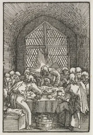 The Fall and Redemption of Man:  The Last Supper, by Albrecht Altdorfer, 1515