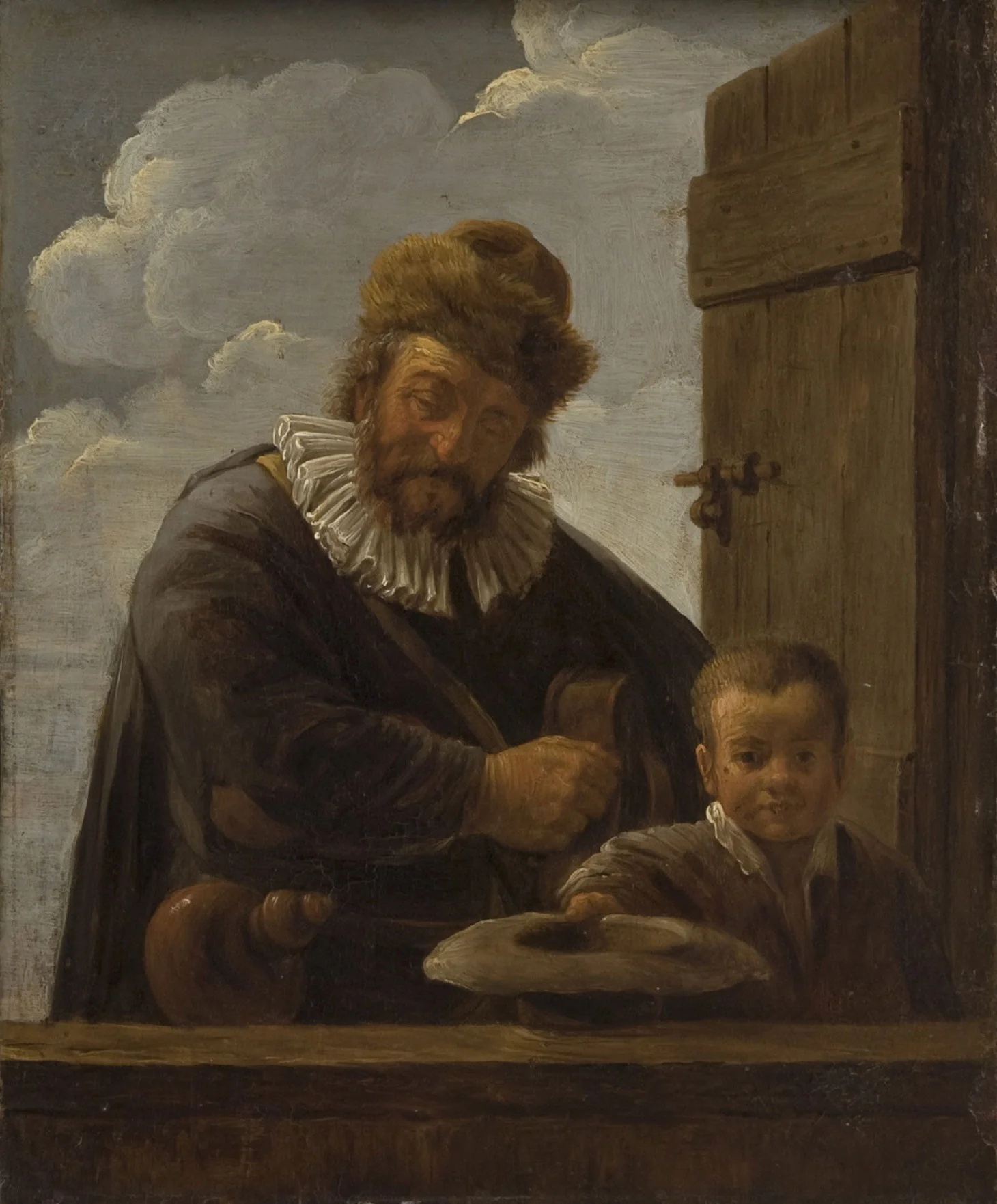 Organ Player, detail