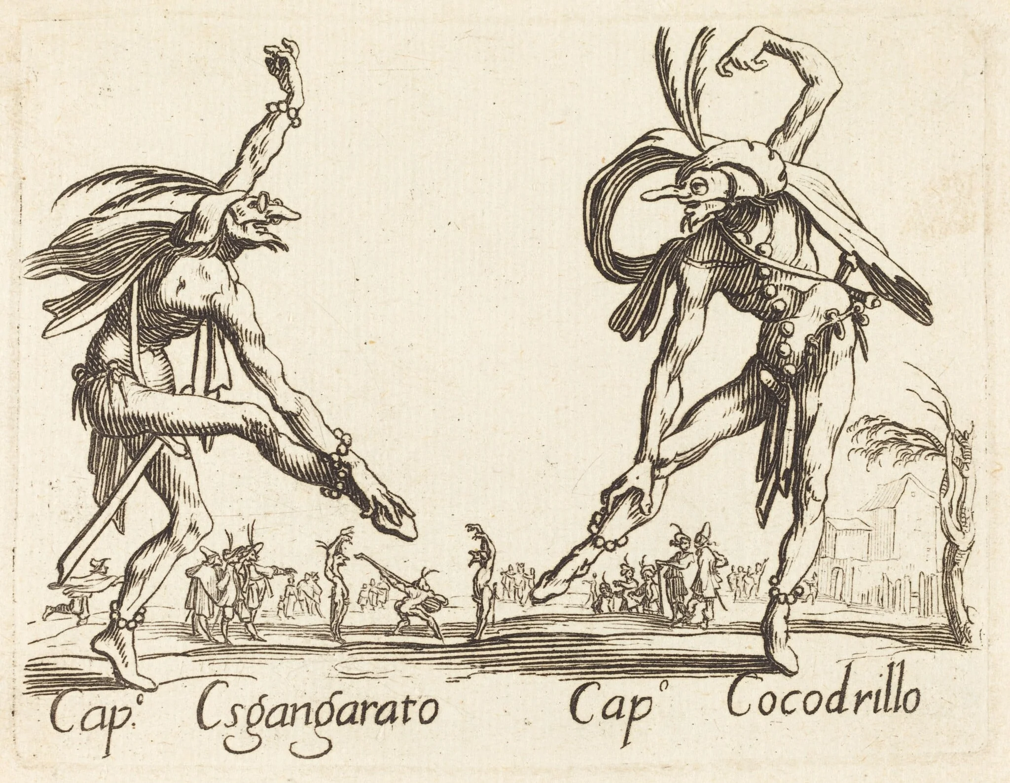 Cap. Esgangarato and Cap. Cocodrillo, detail
