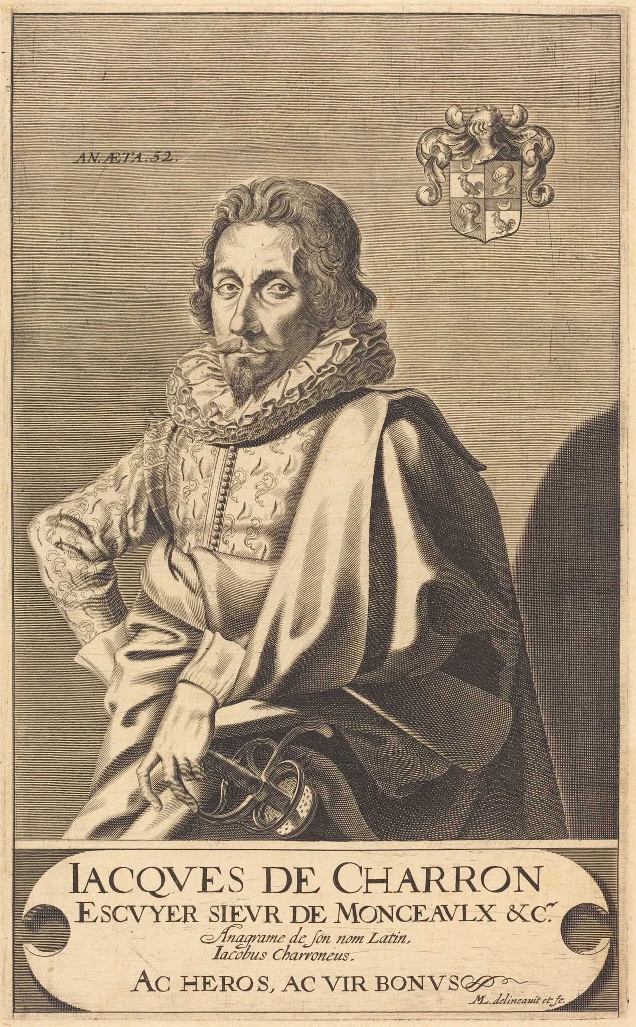 Jacques de Charron, detail