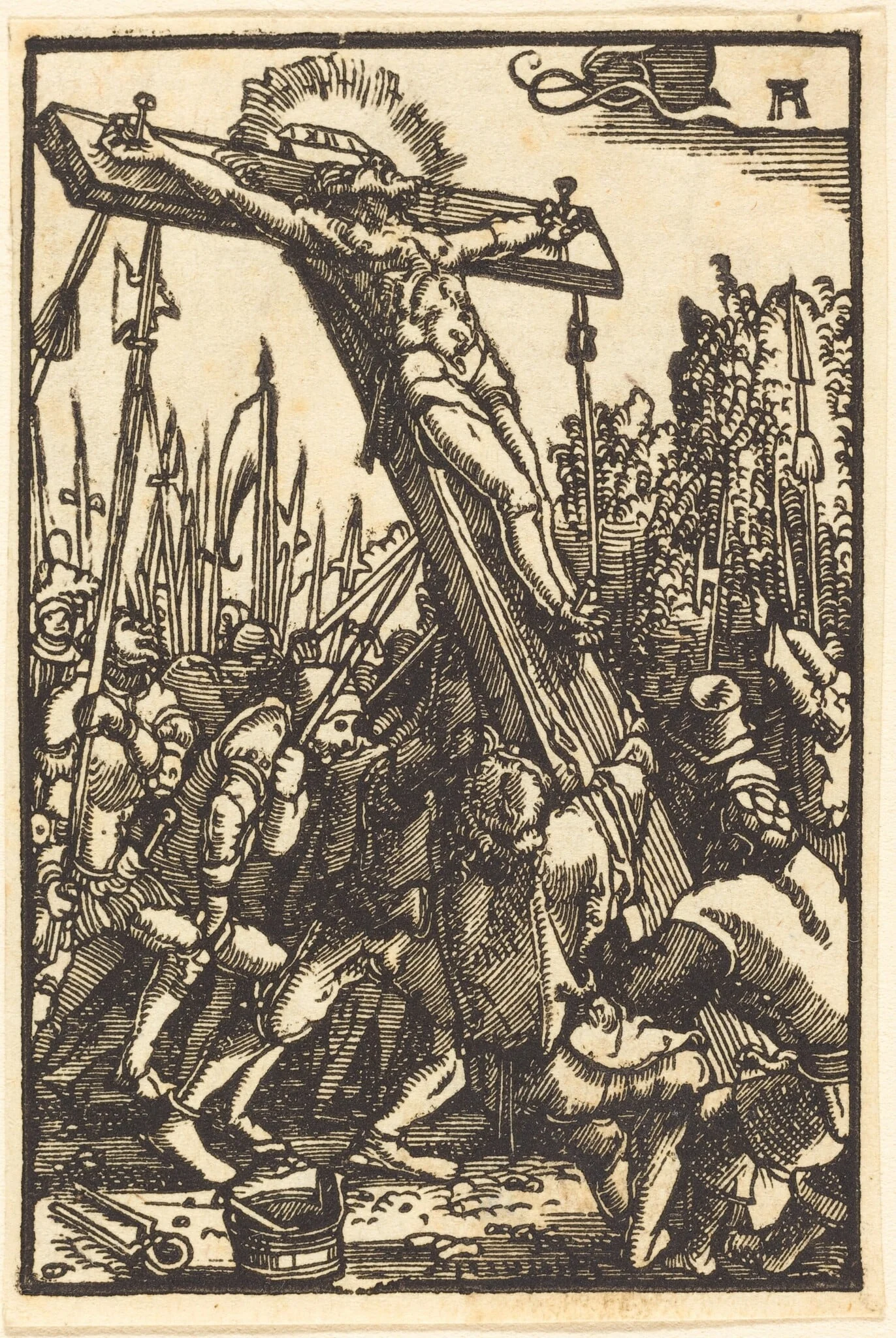 Raising of the Cross, detail