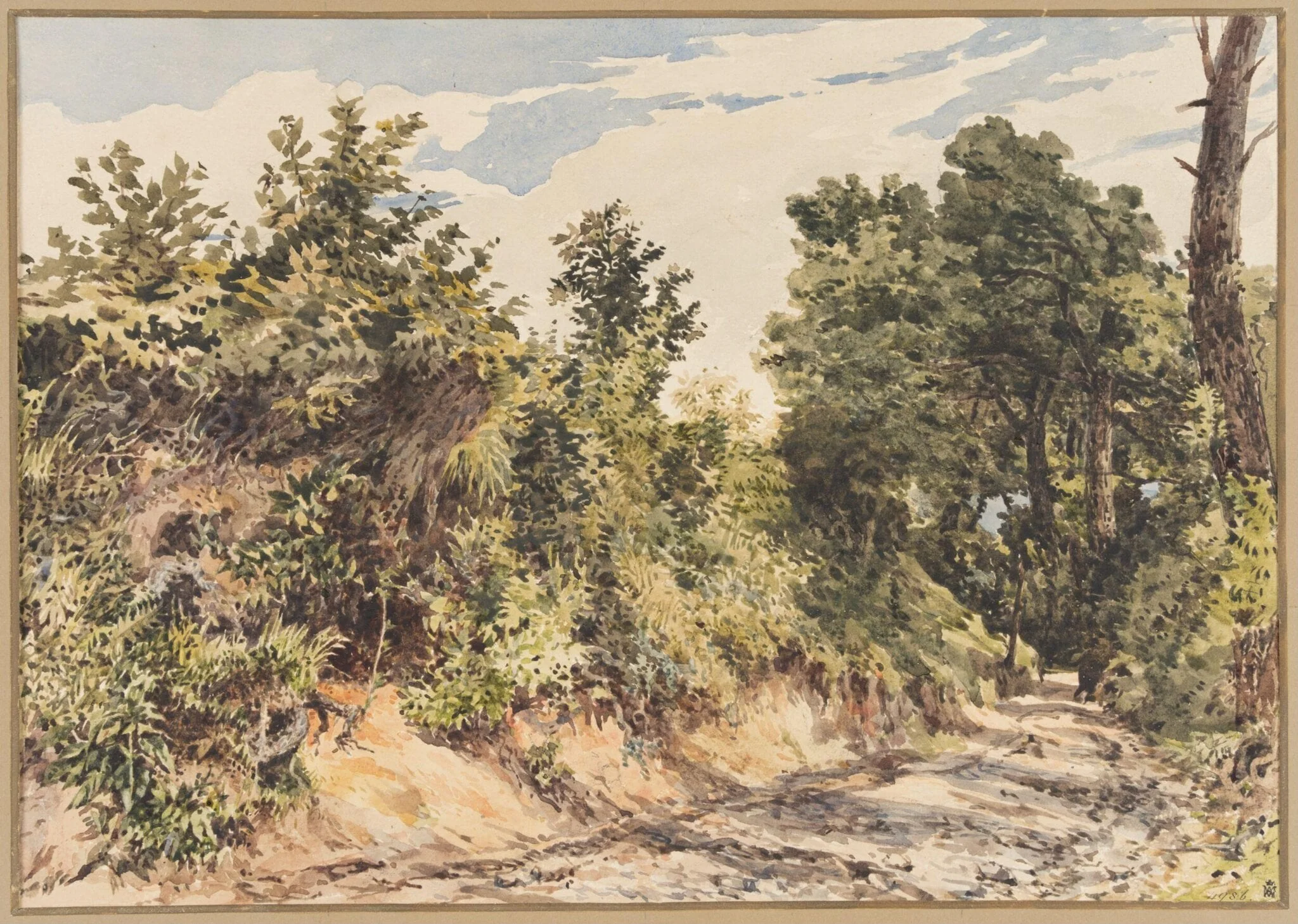 The Bridle Road, detail