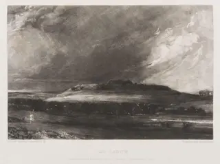 OLD SARUM, by John Constable, 1830