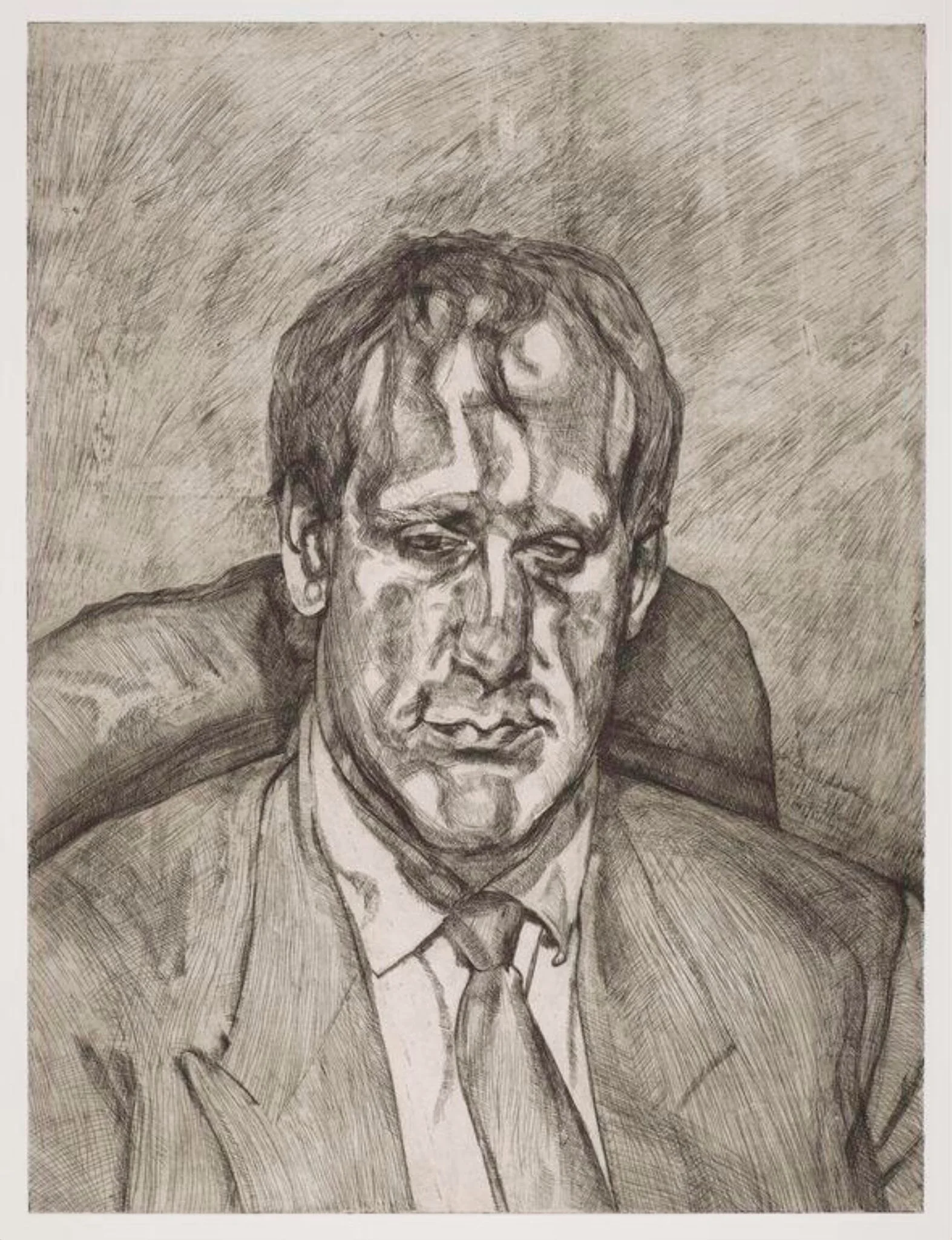 Head of an Irishman, detail