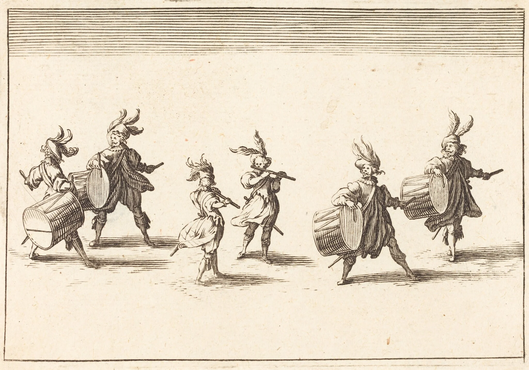 Entry of M. de Macey, detail