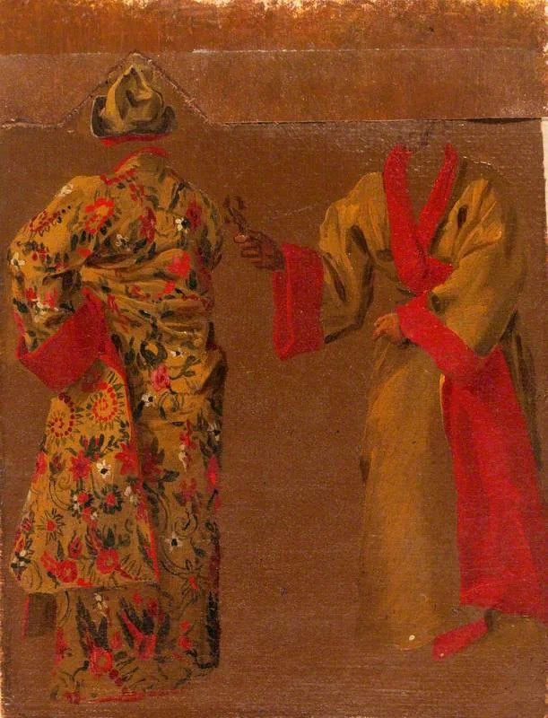Two Costume Studies, detail