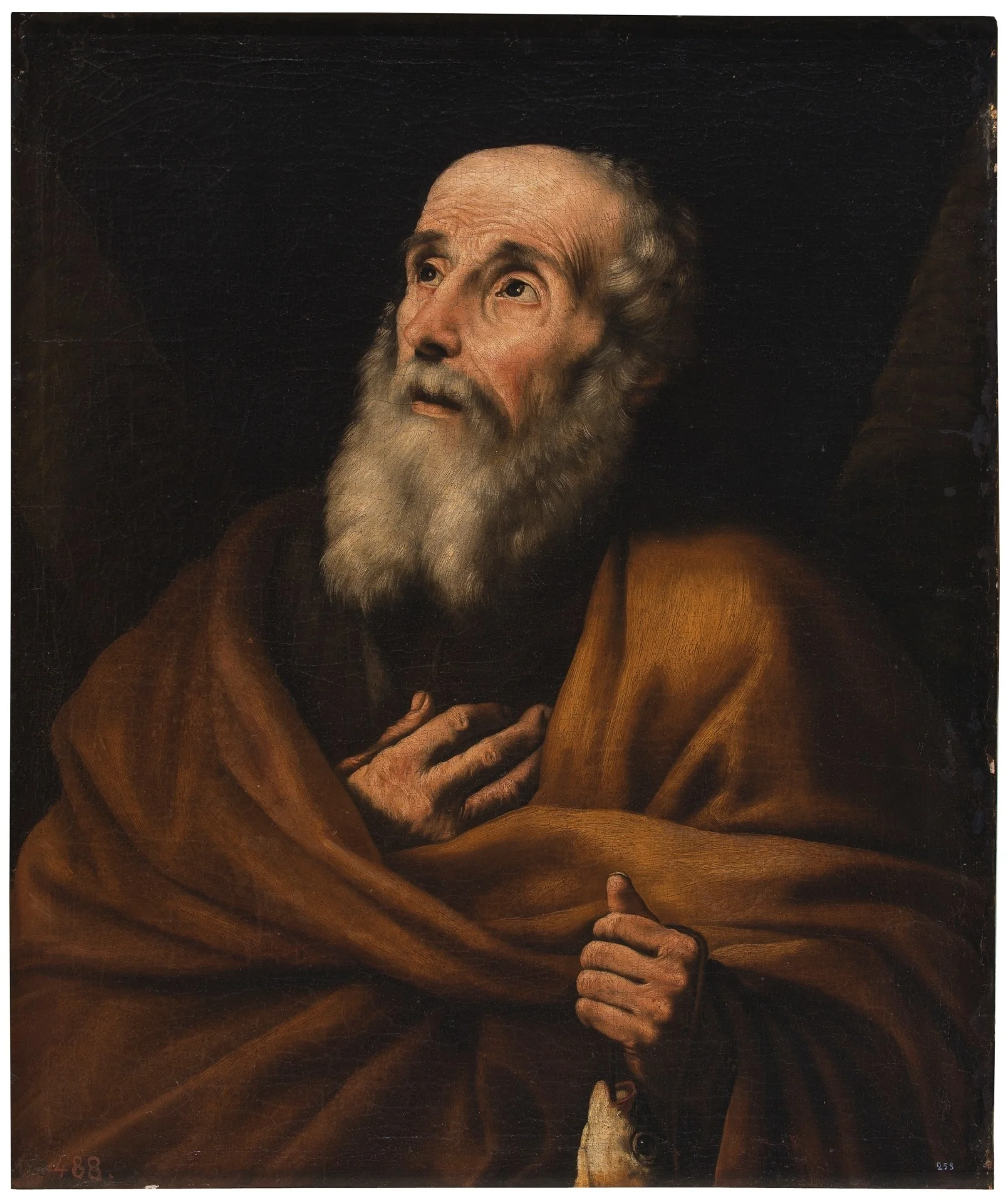 Saint Andrew, detail