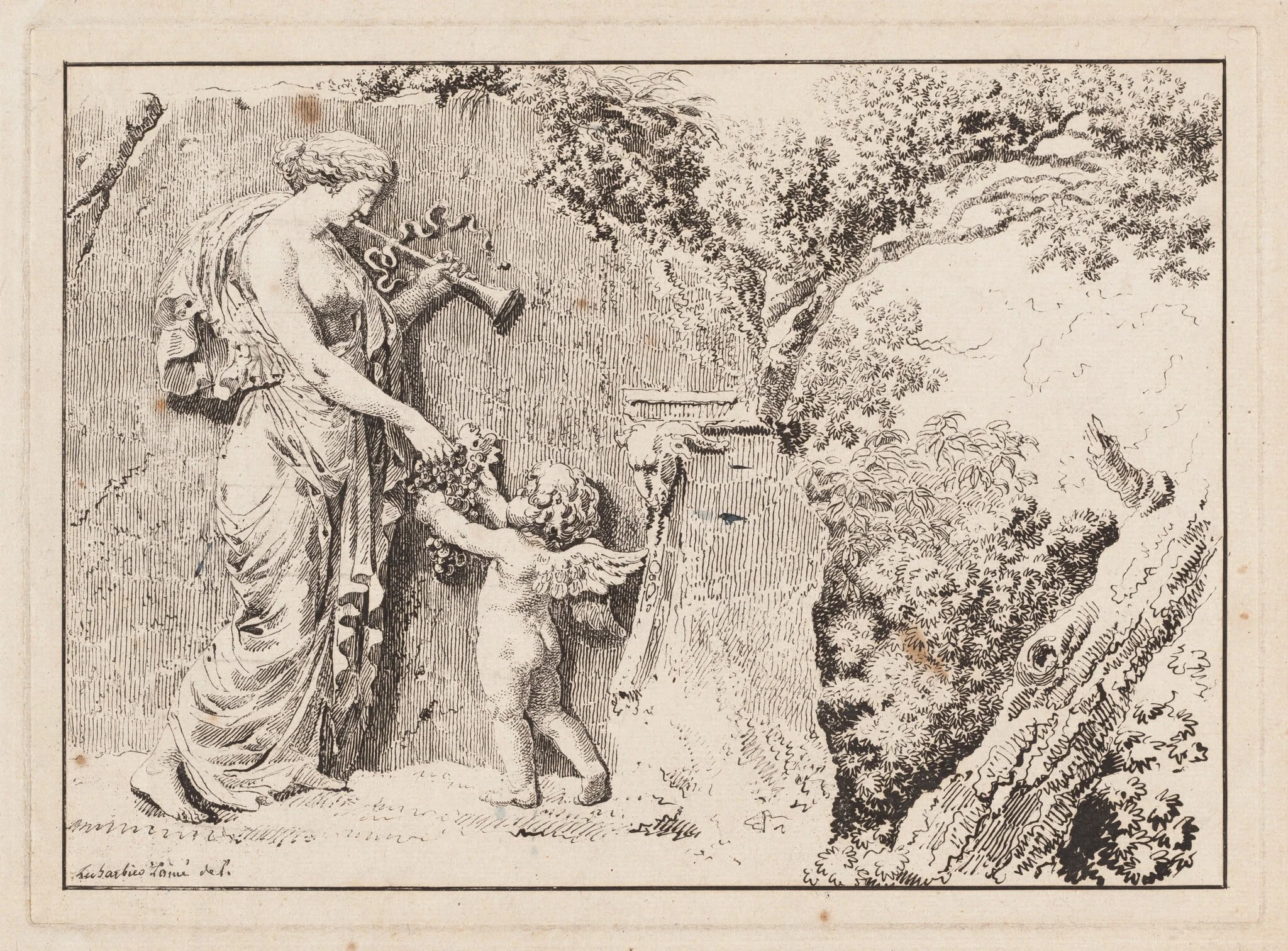 Composition with Figural Relief, detail