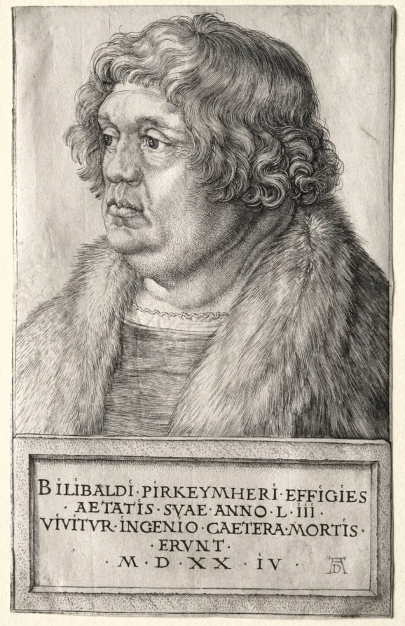 Willibald Pirkheimer, detail