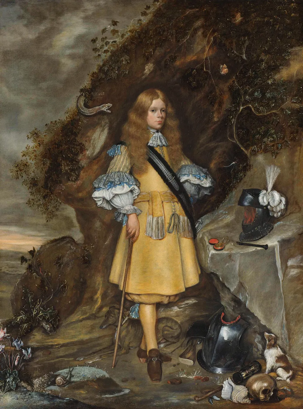 Memorial Portrait of Moses ter Borch, by Gerard ter Borch, oil, 1668