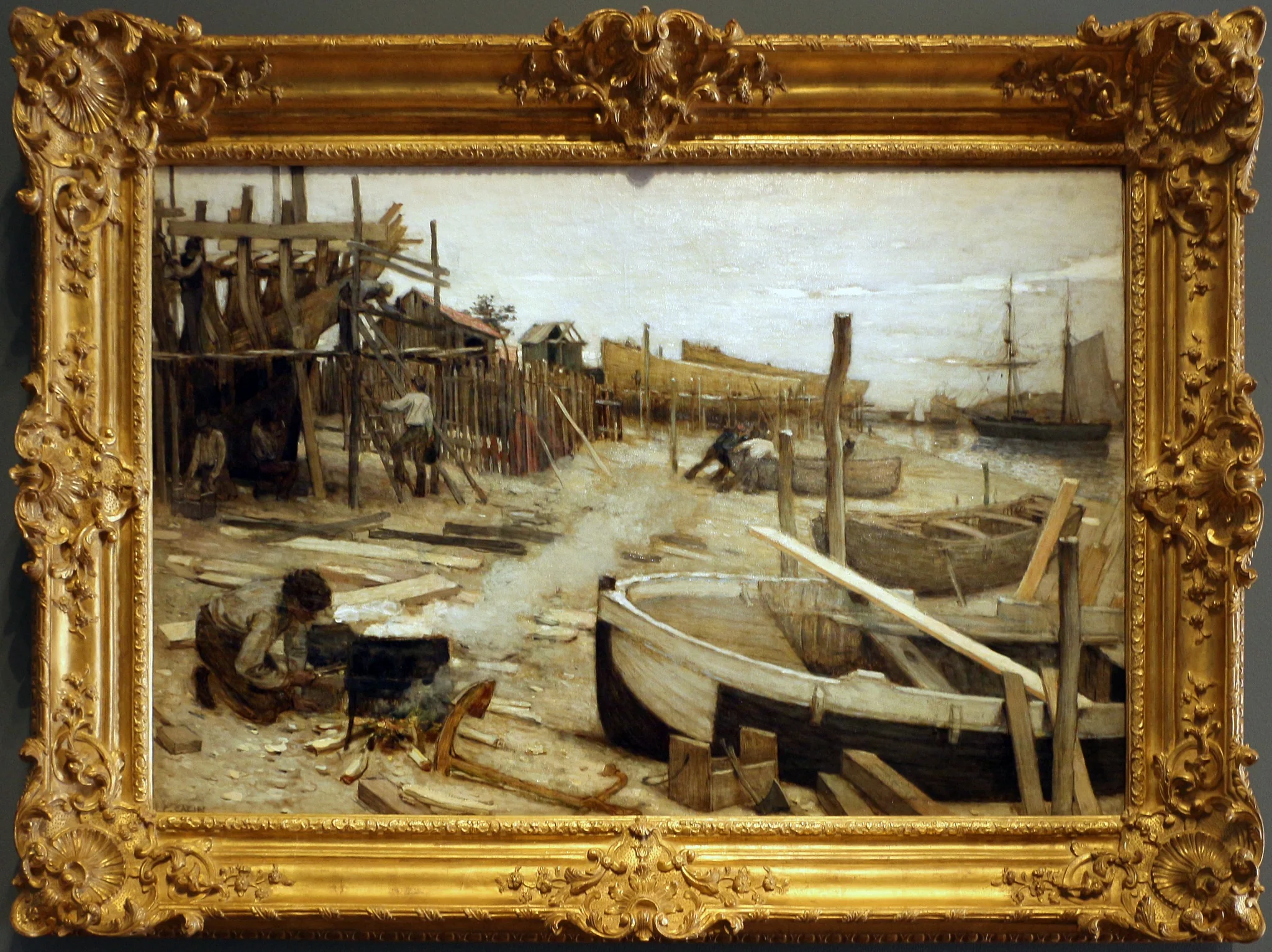 Ship yard, detail