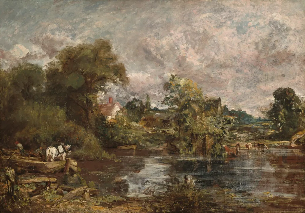 The White Horse, by John Constable, oil, 1818