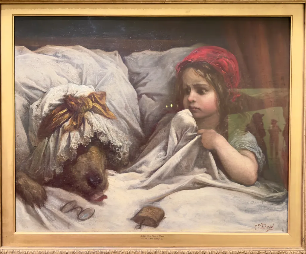 Little Red Riding Hood, by Gustave Doré, oil, 1862