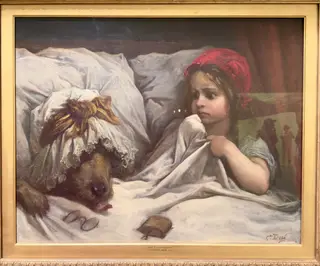 Little Red Riding Hood, by Gustave Doré, oil, 1862