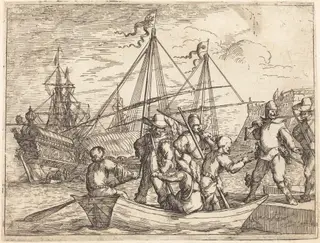 Capricci di varie battaglie, by Johann Wilhelm Baur, ink, 1635