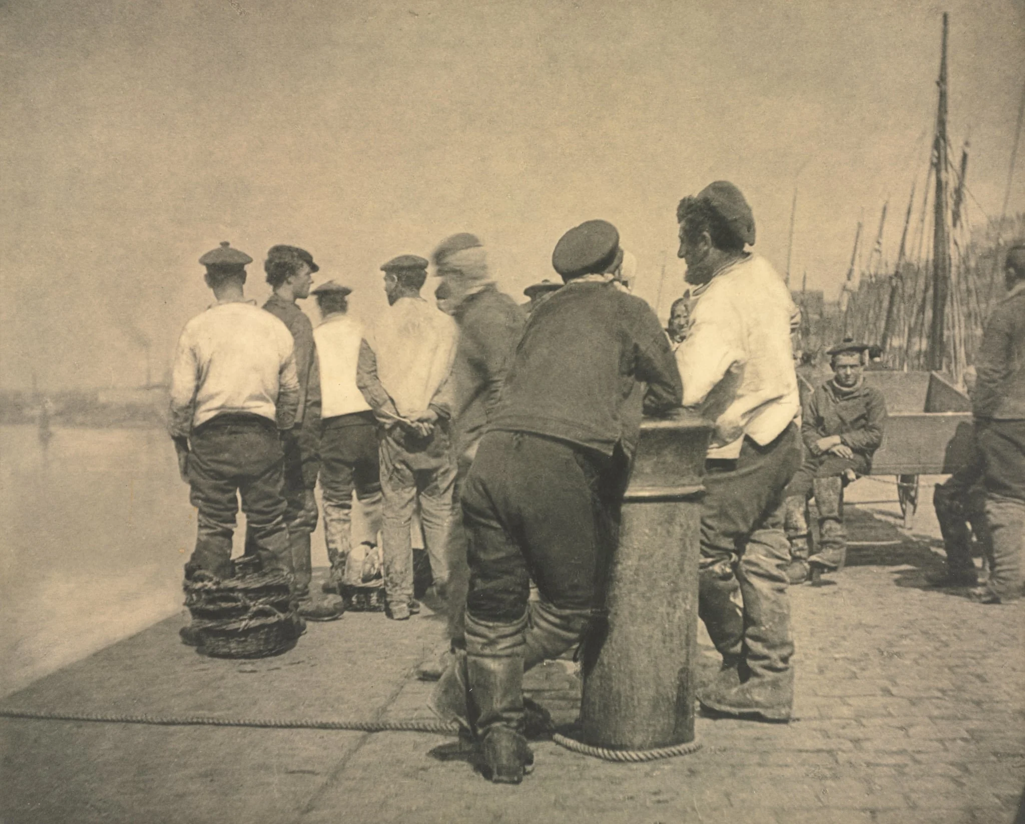Boulogne Fisherman, detail