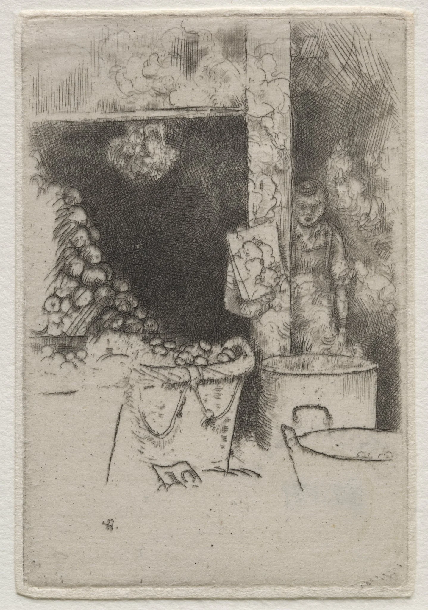 Paris: Frying Potatoes, detail