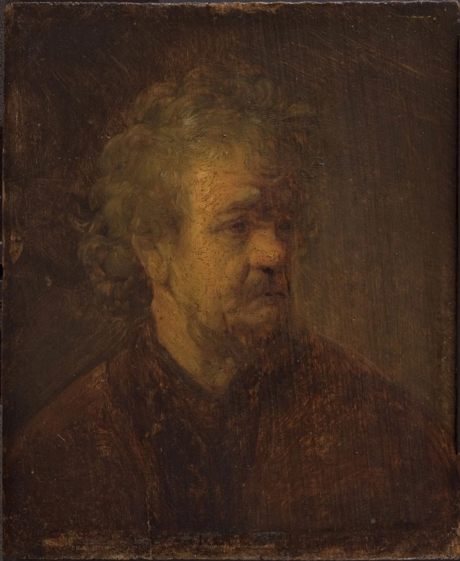 Head of an Old Man, detail