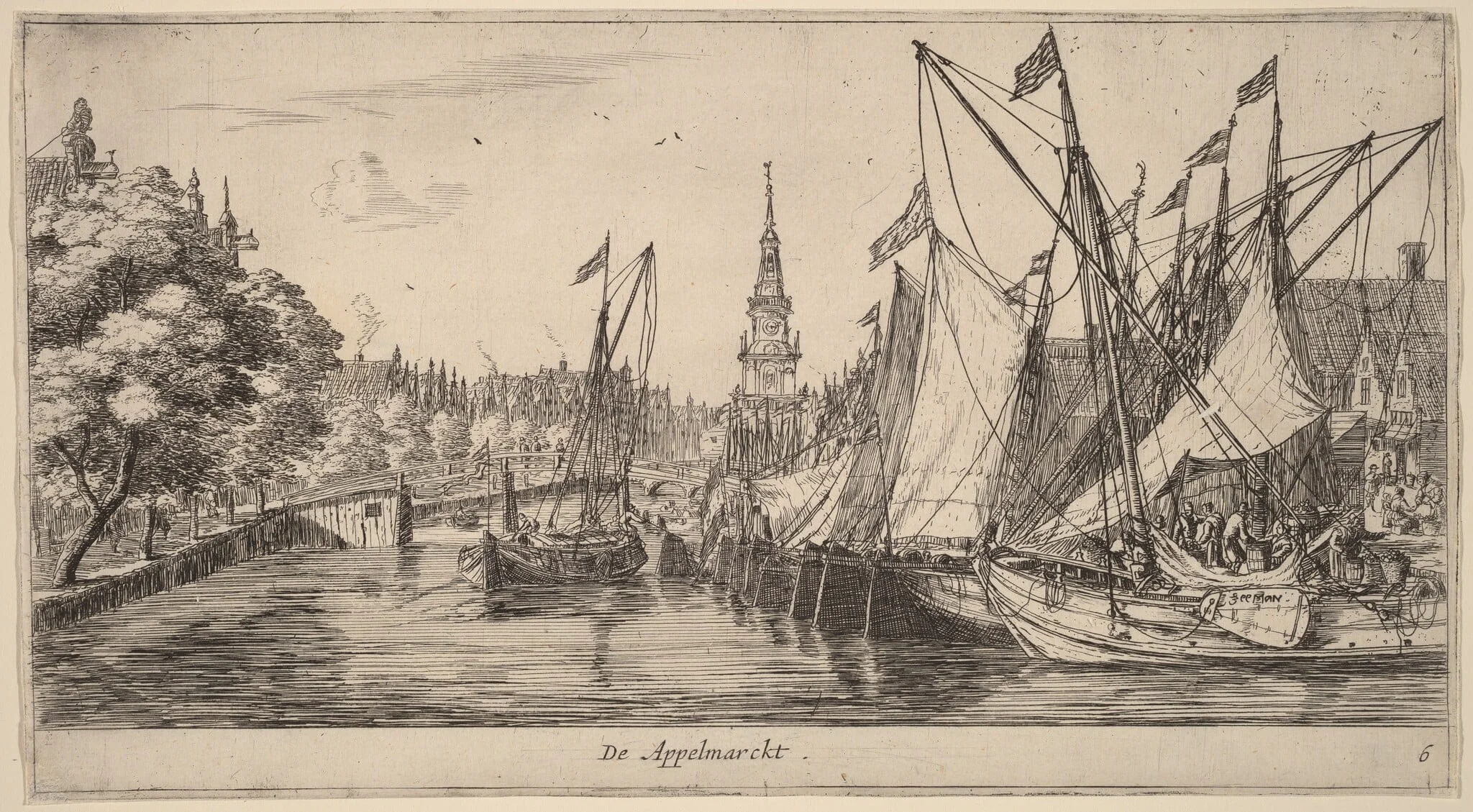 Appelmarkt (De Appelmarckt), detail