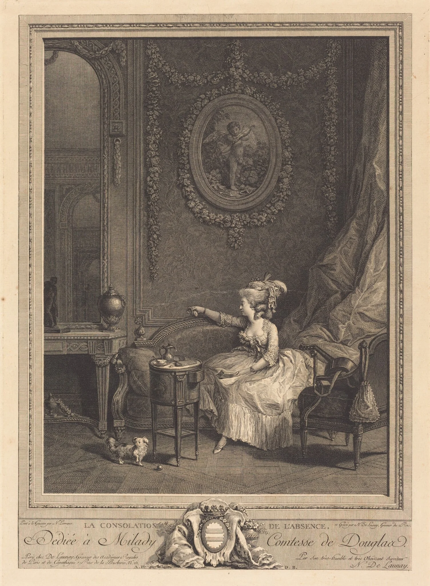 La Consolation de l'absence, detail