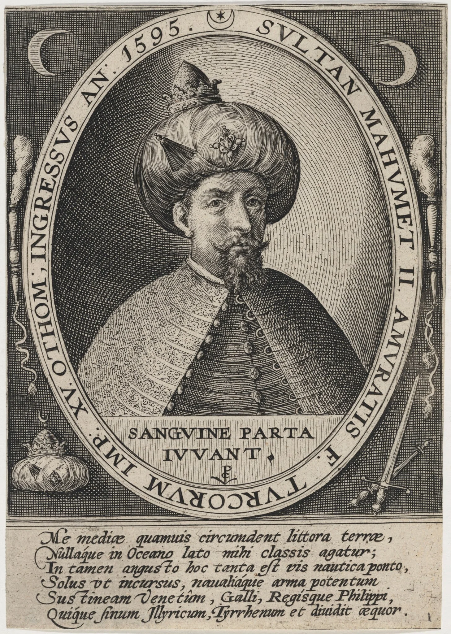 Mehmed II, Sultan of Turkey, detail