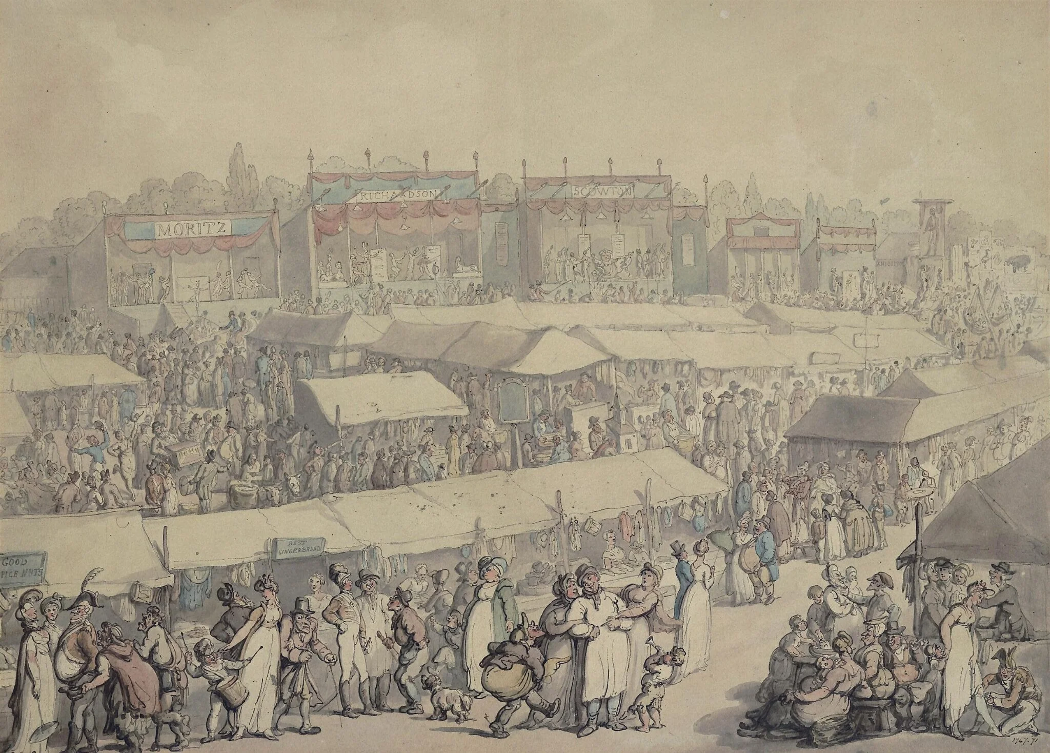Brook Green Fair, detail