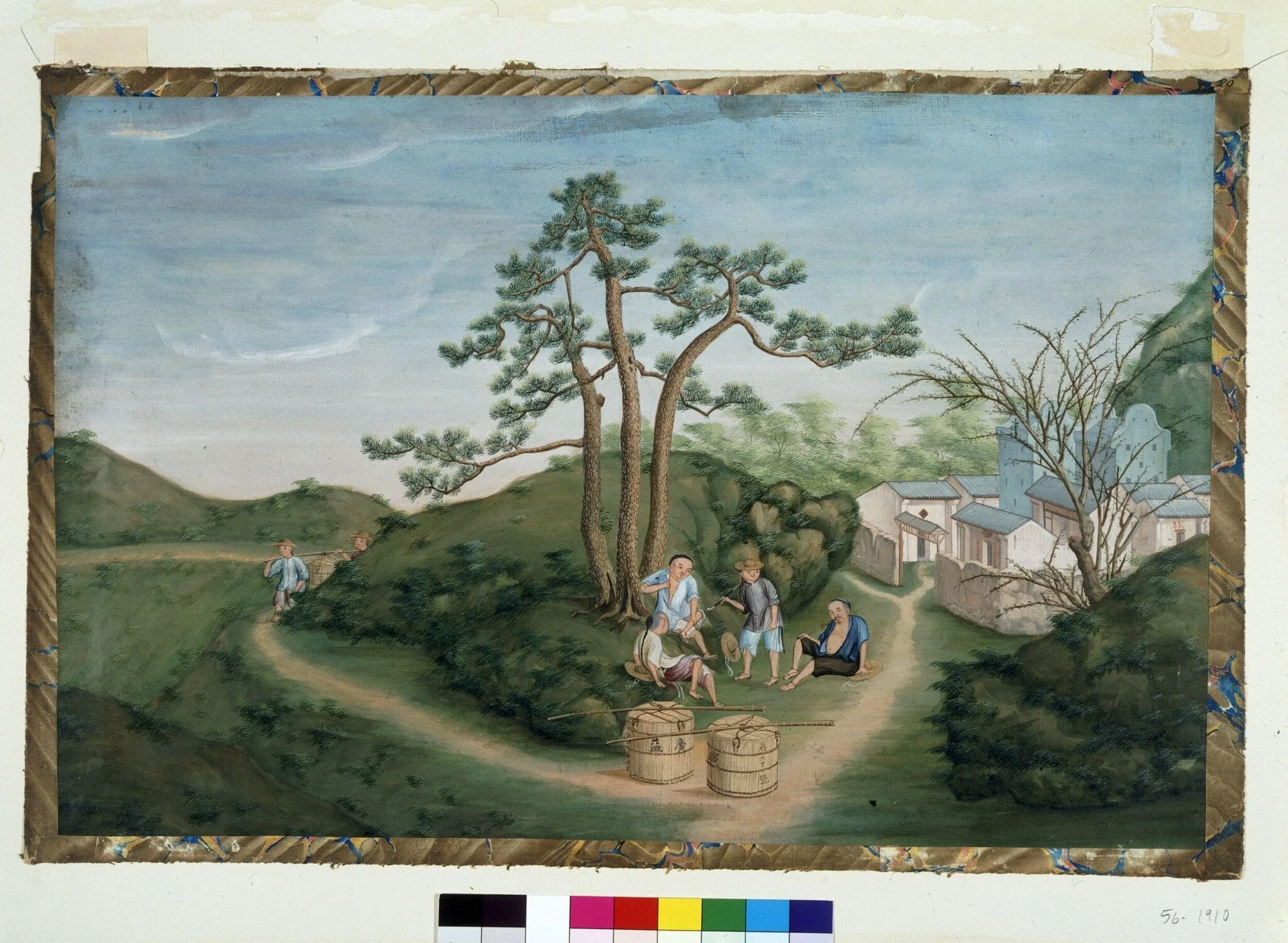 Transport of Porcelain Overland, detail