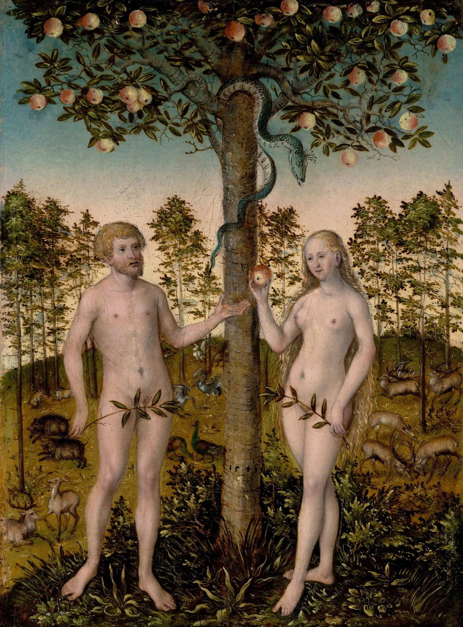 The Fall of Man, detail