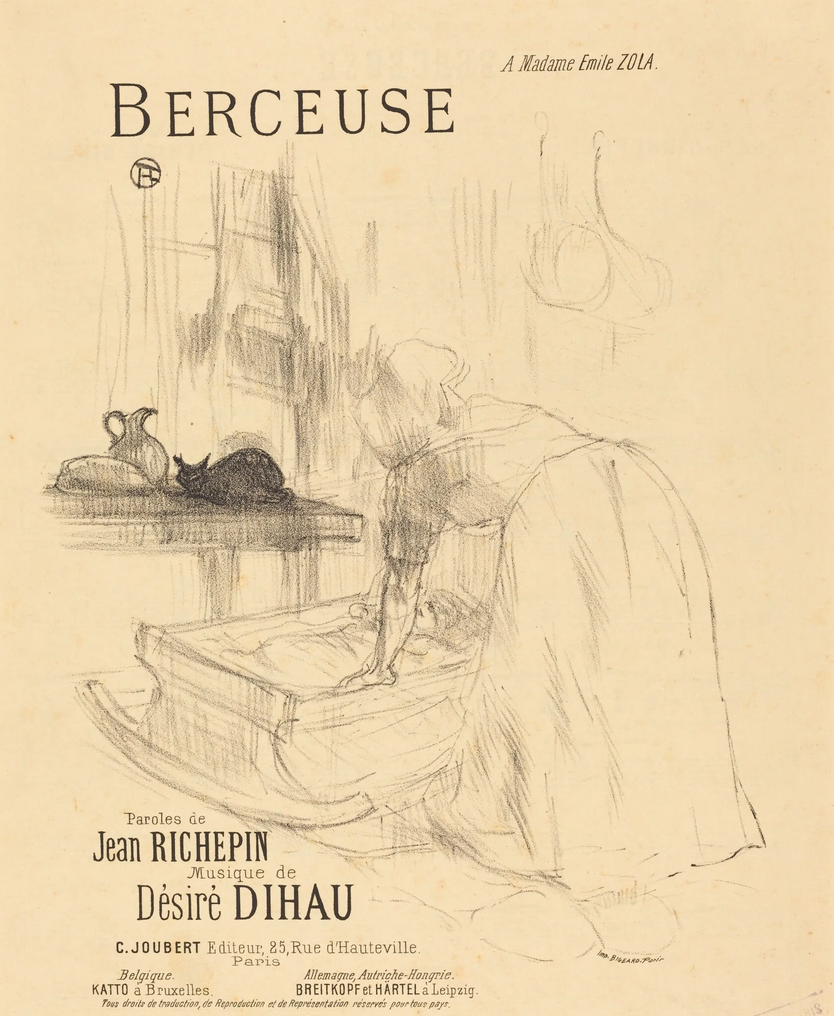 La Berceuse, detail