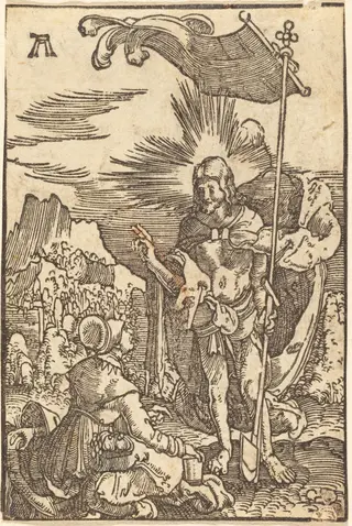 Noli me Tangere, by Albrecht Altdorfer, ink, 1513