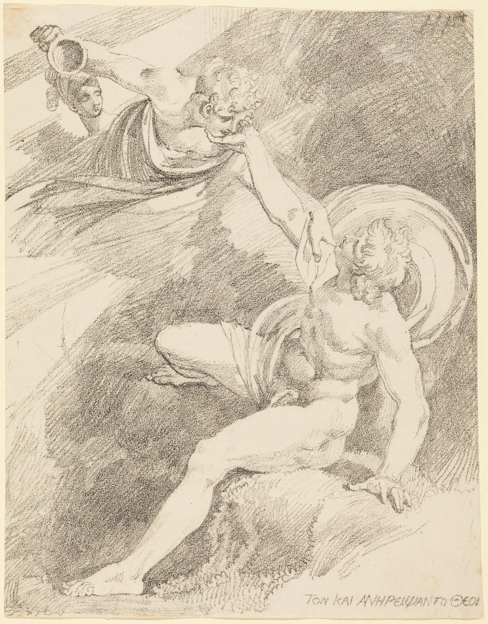 The Rape of Ganymede, detail