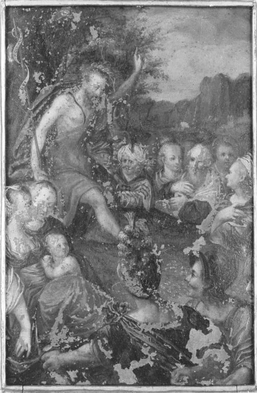 Predigt Johannes des Täufers (?), detail