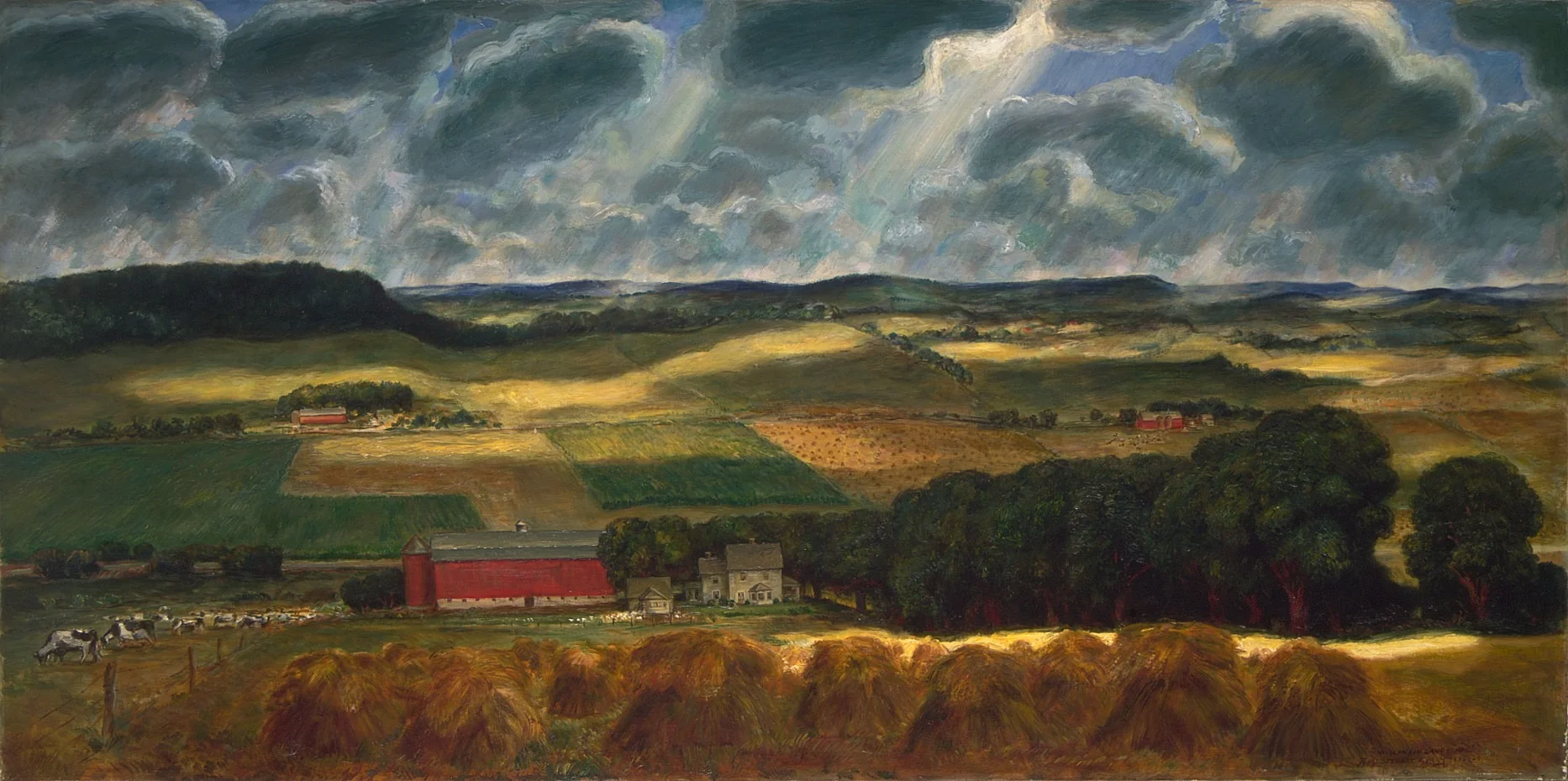 Wisconsin Landscape, detail