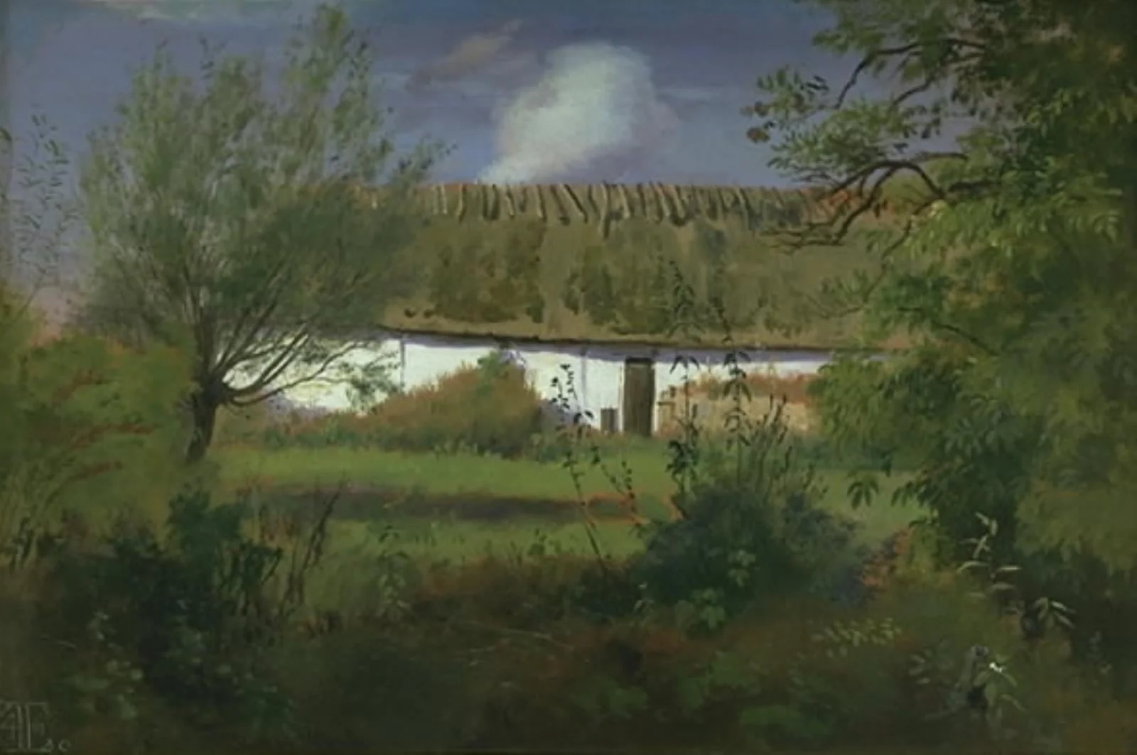 Farm Building in the Sun, detail