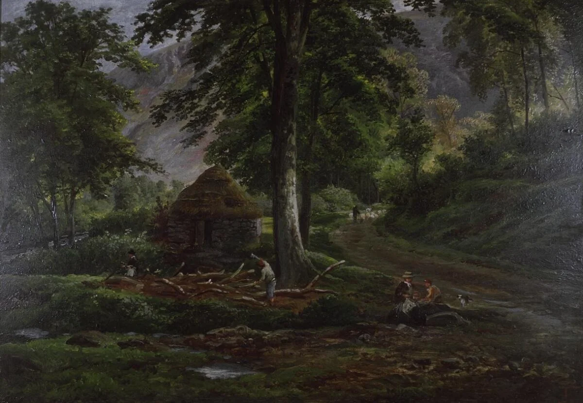 Woodland scene, detail