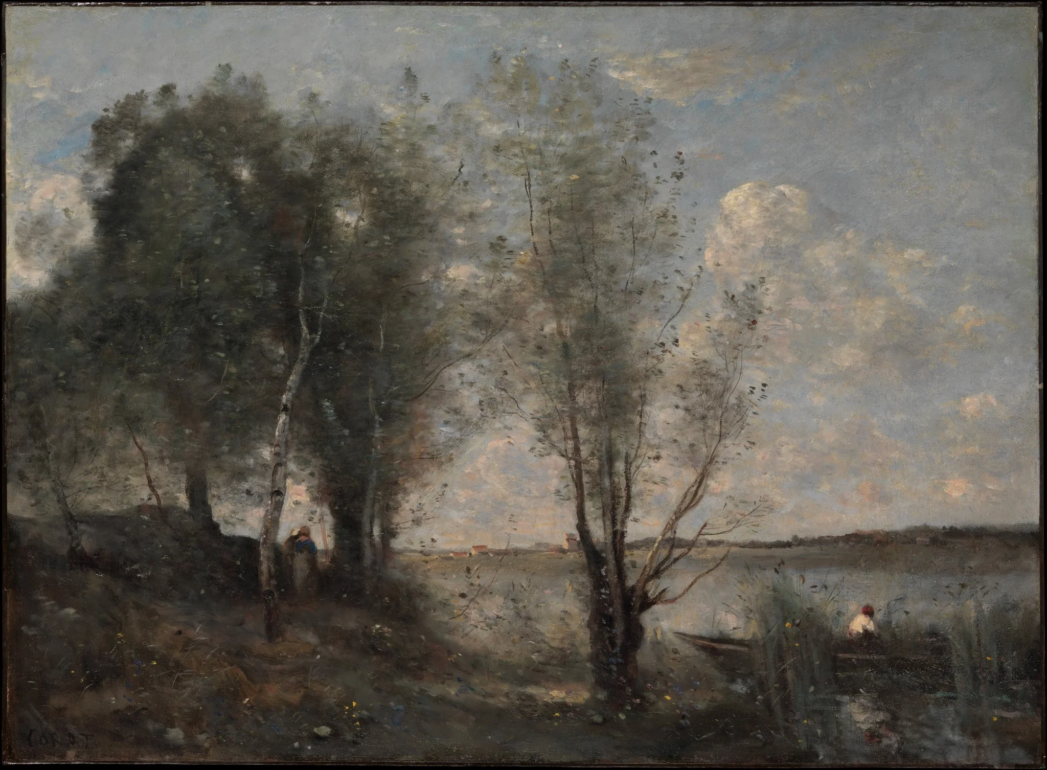 Boatman among the Reeds, detail