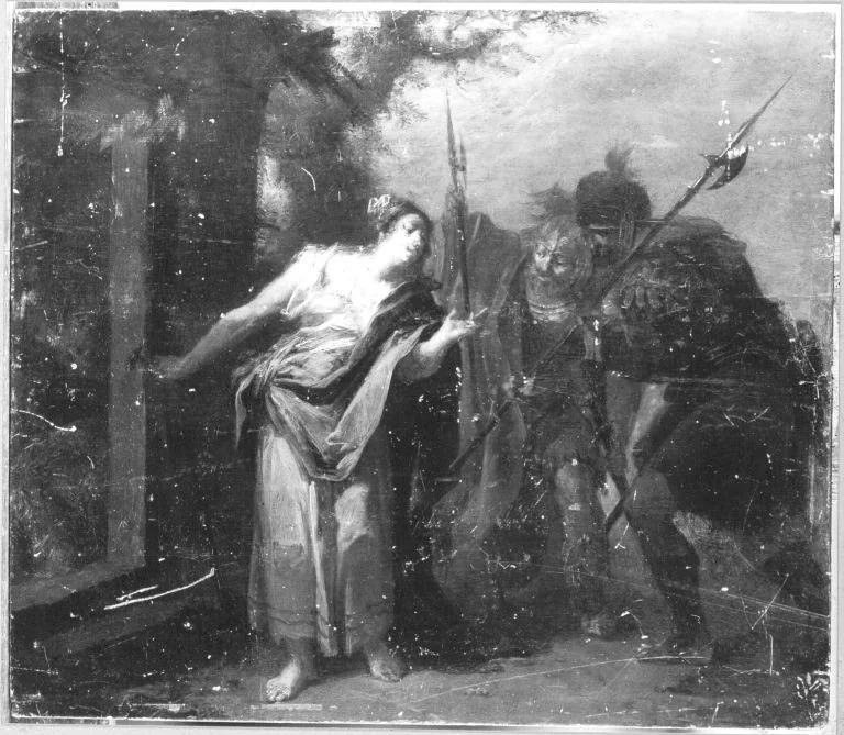 Jael und Sisera (vermutlich), detail