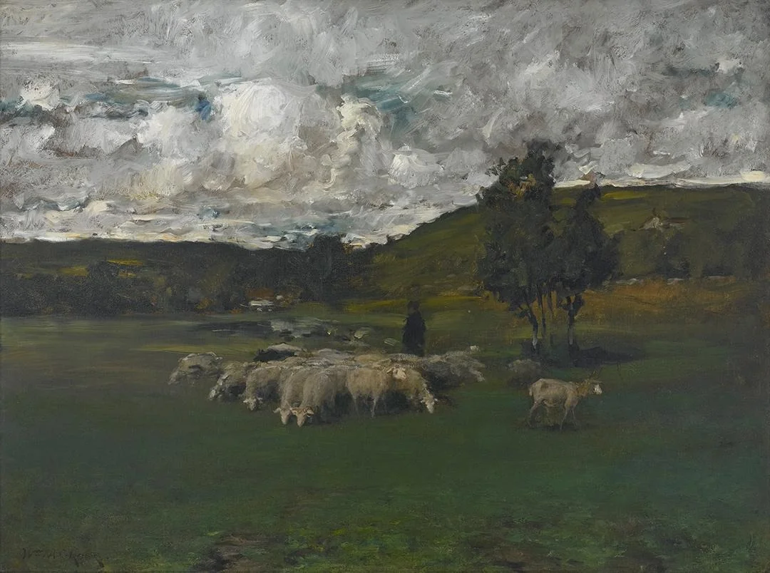 View near Polling, detail