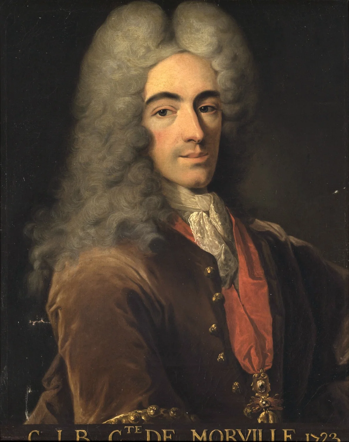 Charles-Jean-Baptiste Fleuriau, Comte de Morville (1686-1732), detail
