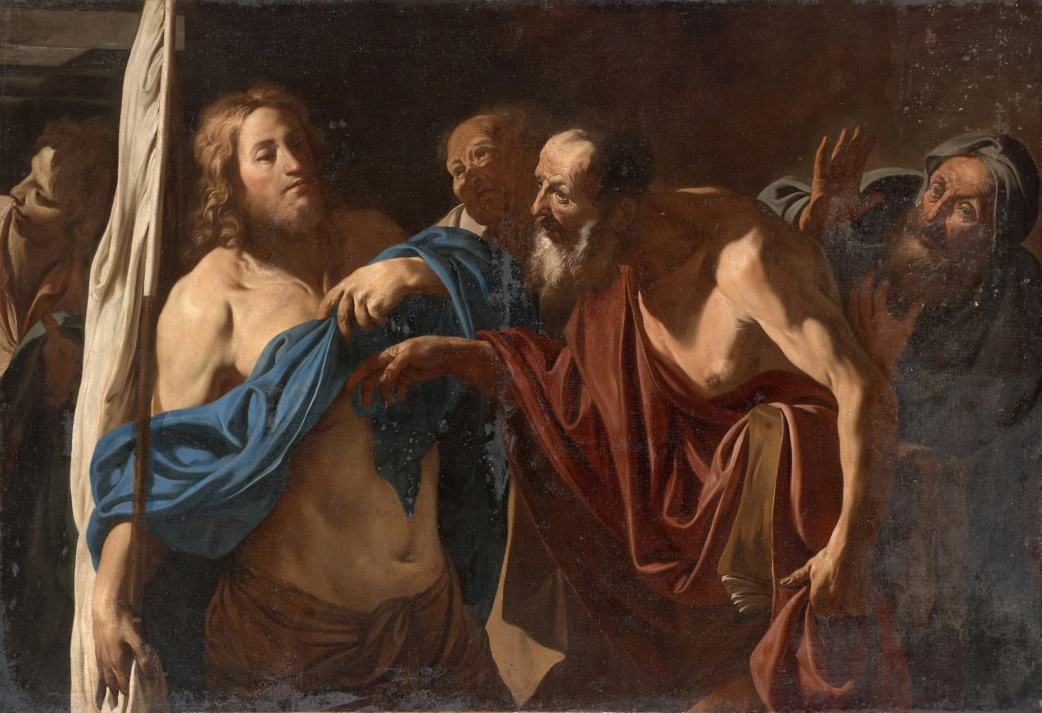 Doubting Thomas, detail