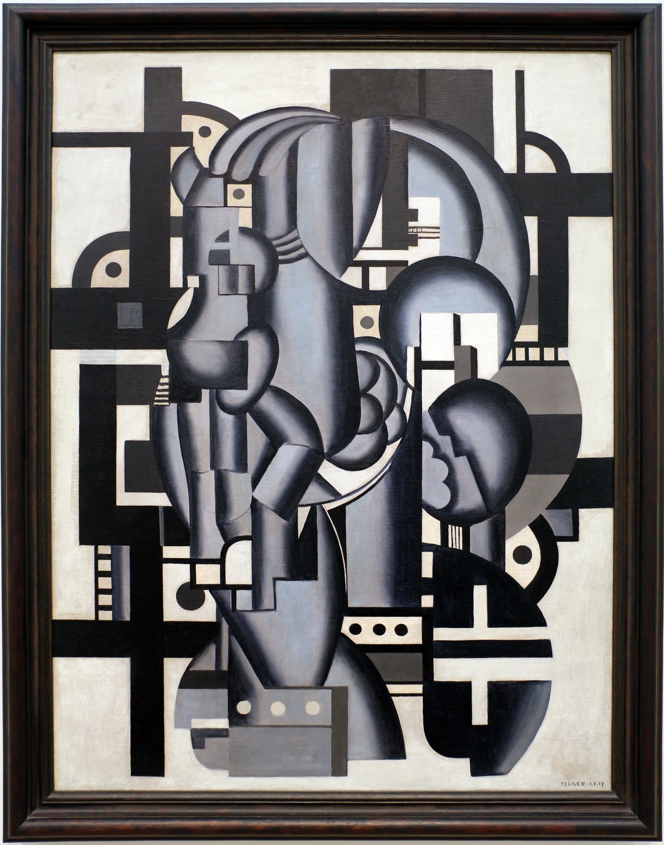 Composition in Blue, detail