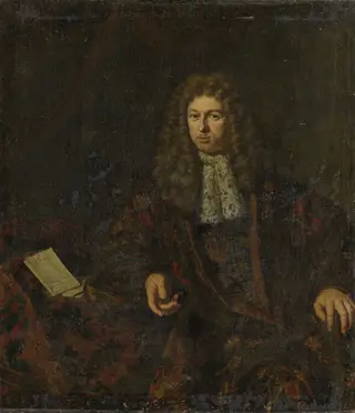 Portret van Nicolaes Witsen (1641-1717), by Michiel van Musscher, oil, 1694